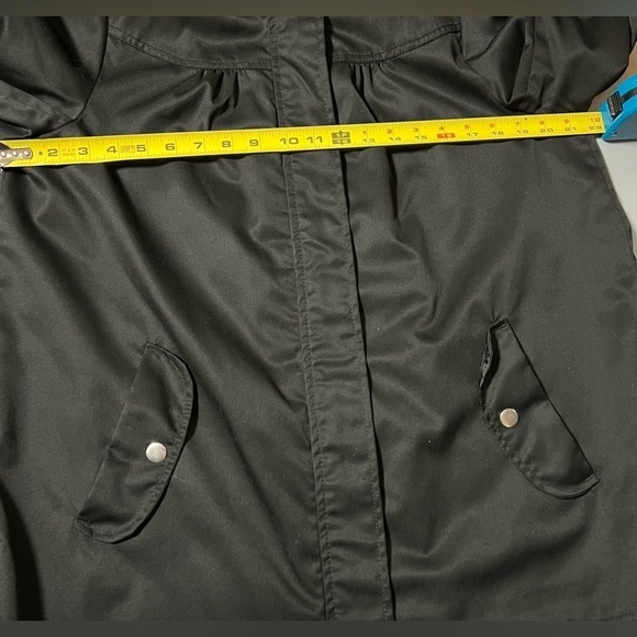 H&M Women’s Black Full Zip and Snap Jacket Size 14 - Picture 12 of 14